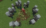 The mace also has a powerful AOE knockback effect, on top of everything else (Image via Mojang)